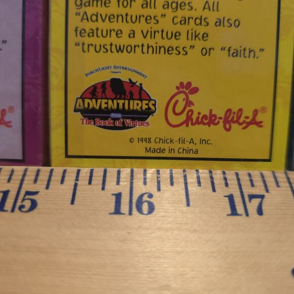 Vtg 1998 Chick-Fil-A Child Card Games Lot of 3 - Picture 10 of 13